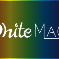 White Mage Fair Logo - Rainbow Version